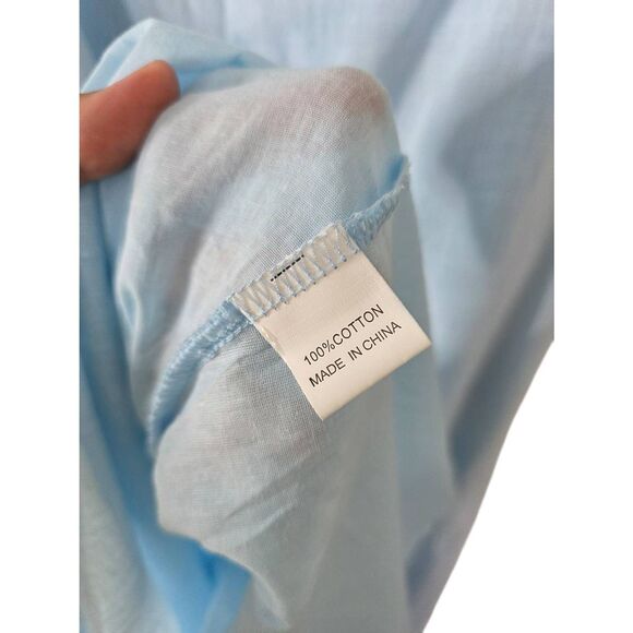 Petal & Pup Betsy Halterneck Maxi Dress Size Medium in Pale Blue NEW - Picture 9 of 10